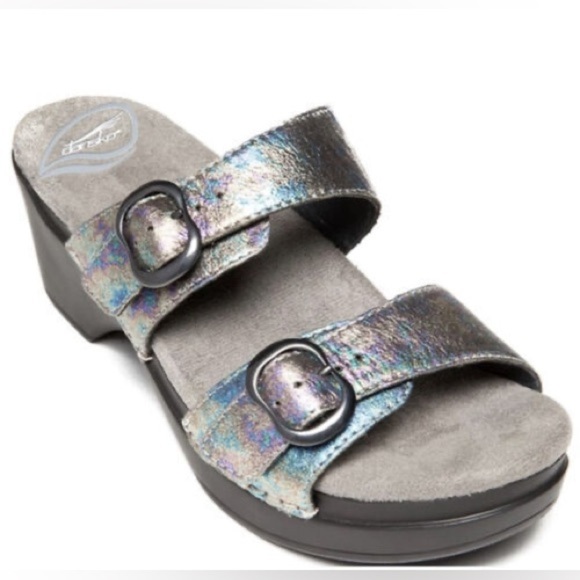 Women’s DANSKO Sophie wedge clog sandals- Size 40 - Picture 1 of 9